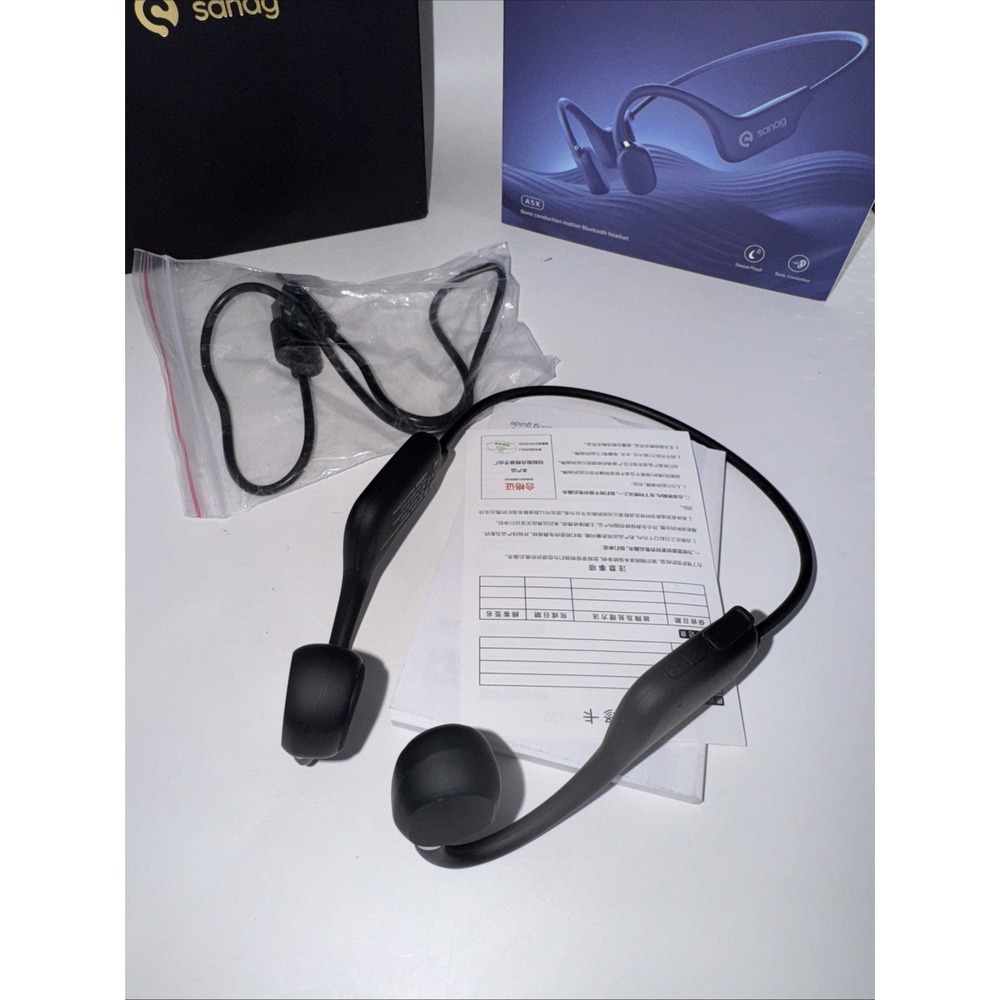 Sanag A5X True Bone Conduction Earphone Open Ear Wireless Sport Headphones High - Picture 5 of 6